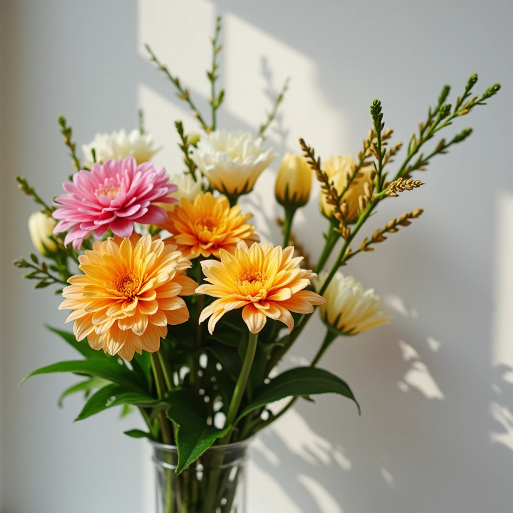 Zijden bloemen schoonmaken