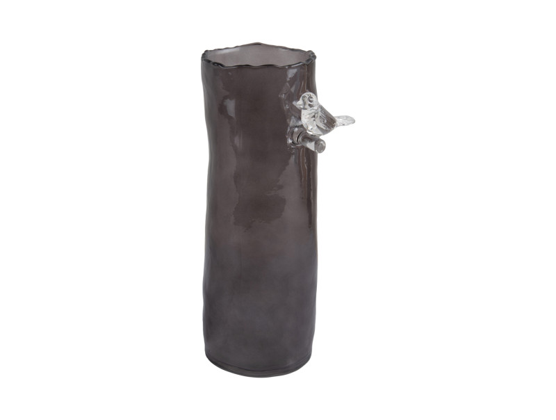 Bird Vaas Dark Grey Glass (2maten) - Afbeelding 4
