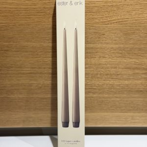 Ester & Erik Led kaars Nougat Note (set van 2)