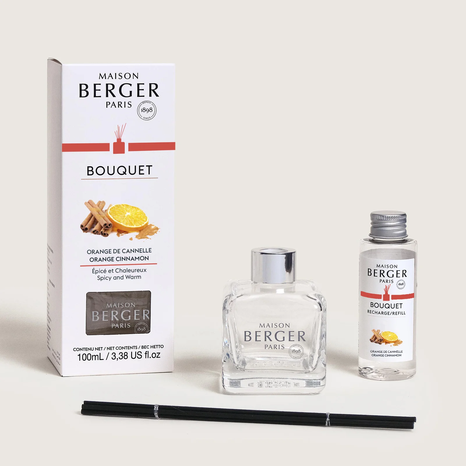 Geurstokjes Orange Cannelle 100ml - Afbeelding 4