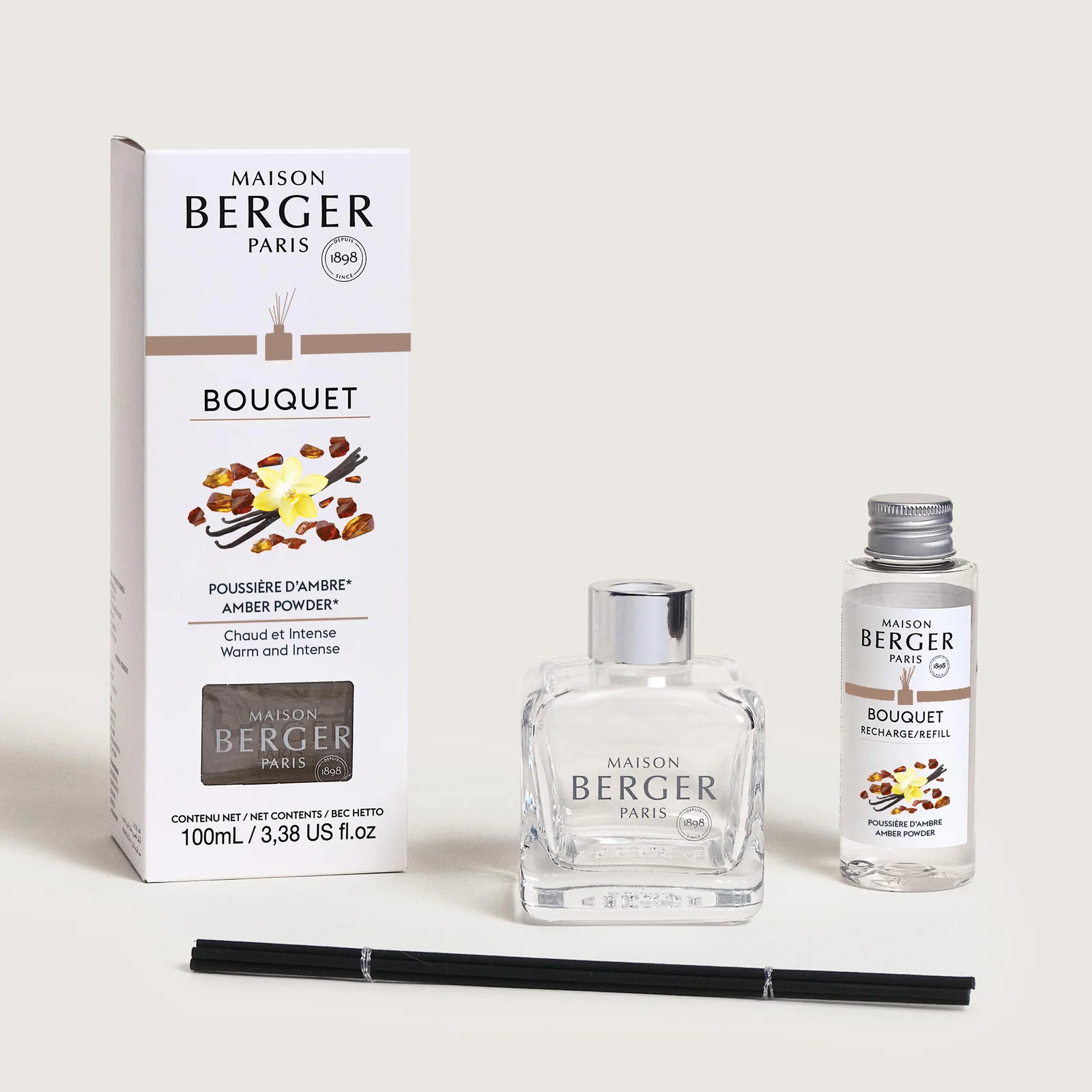 Geurstokjes Poussière d'Ambre 100 ml - Afbeelding 4