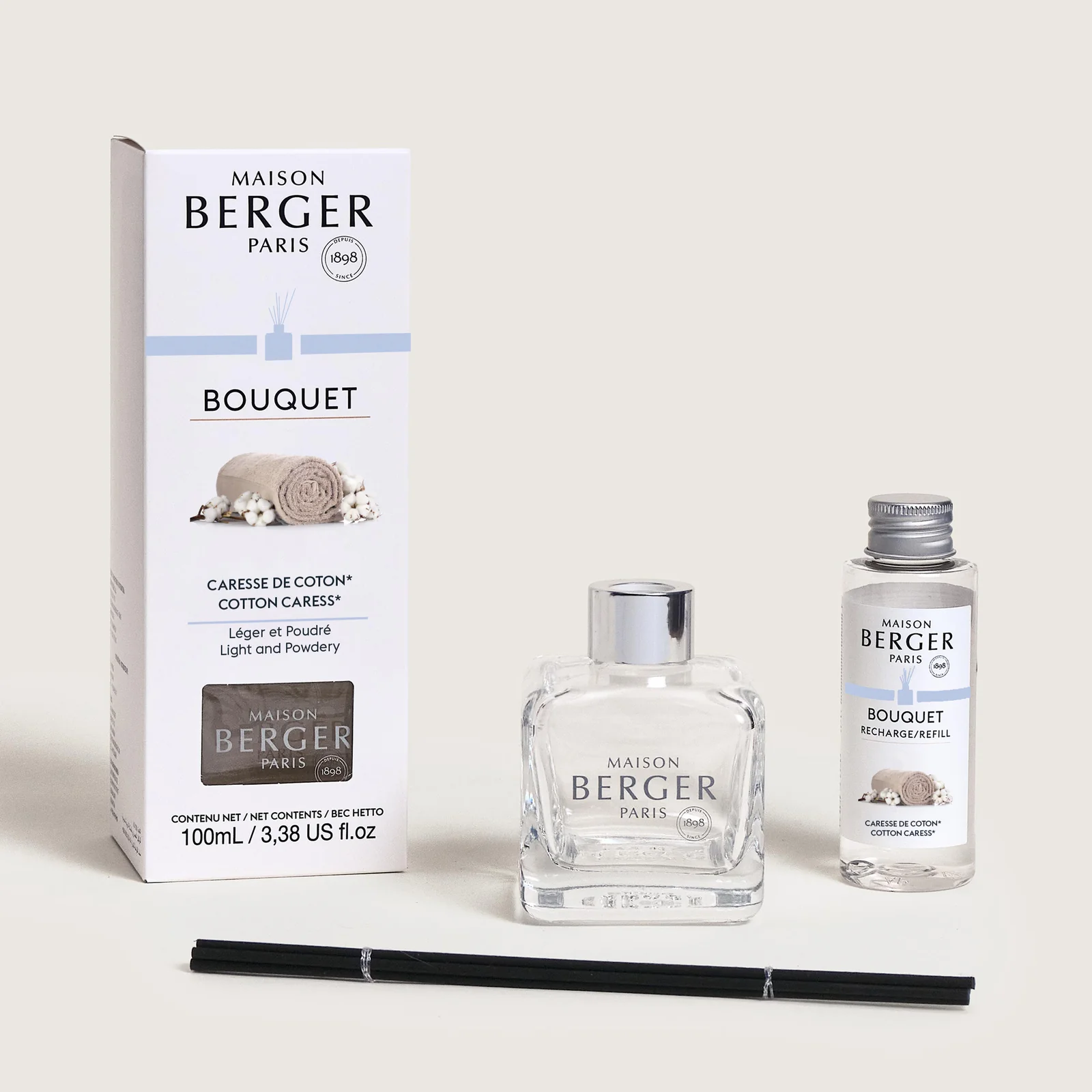 Geurstokjes Caresse de Coton 100ml - Afbeelding 4