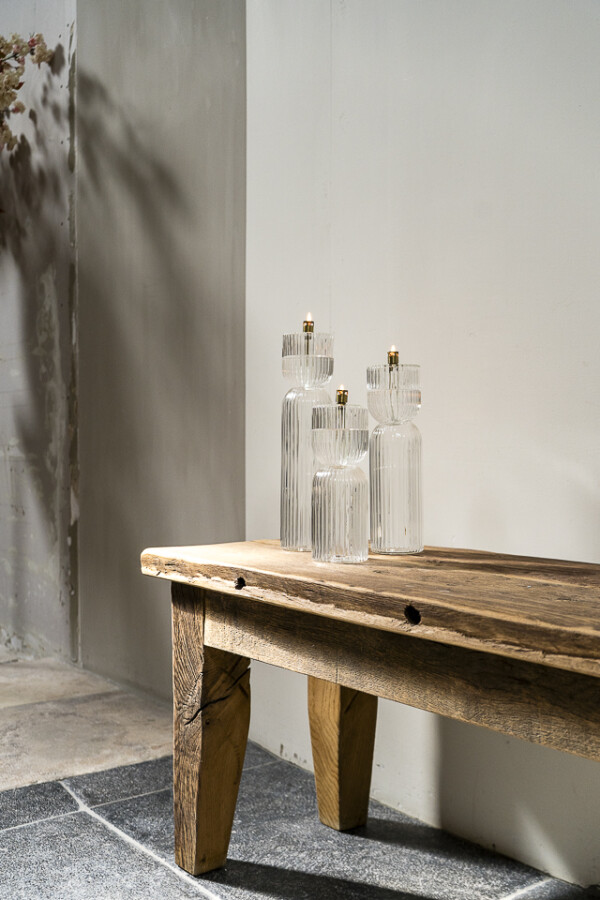 Ribelle clear brass L olielamp - Afbeelding 3