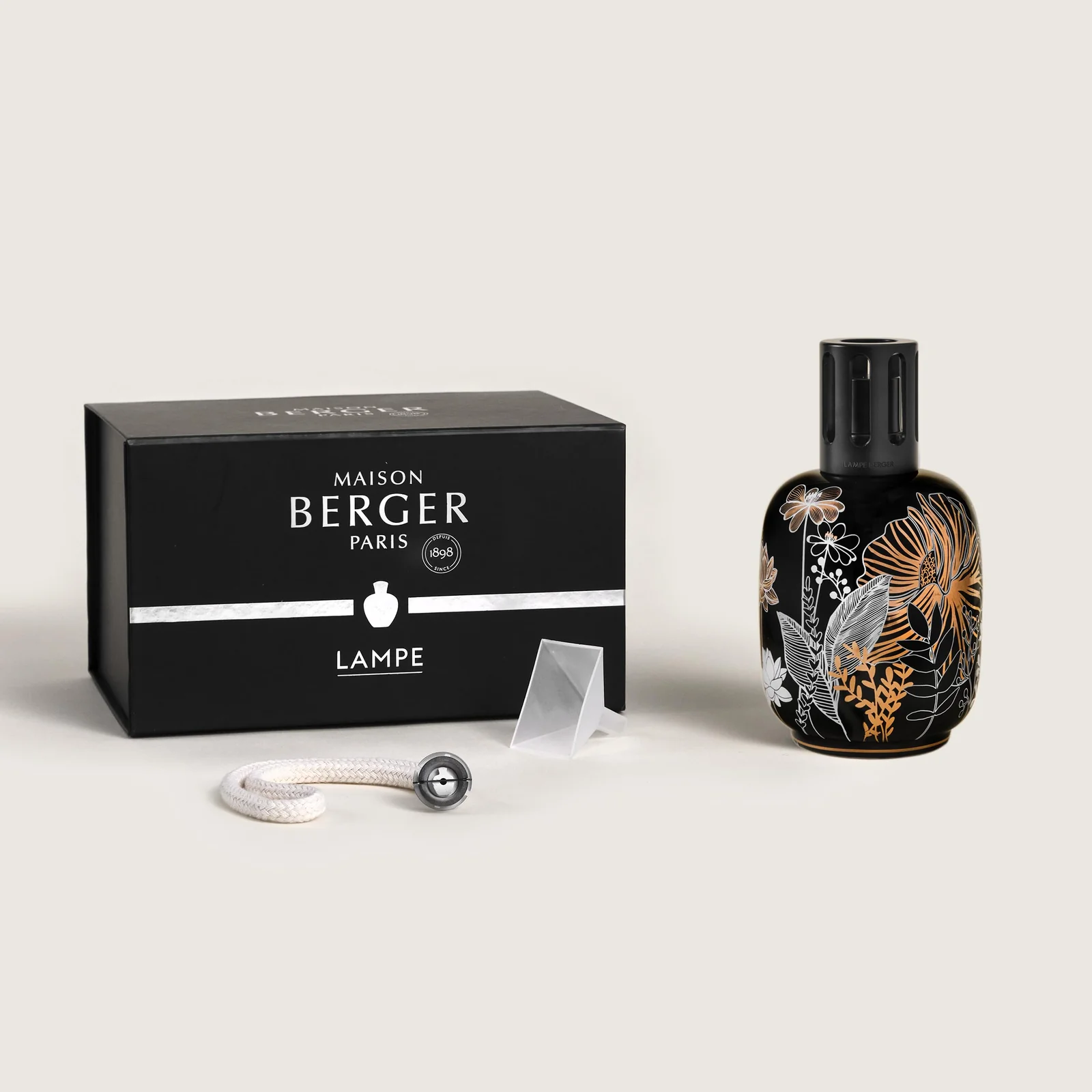 Lampe Berger Végétale Porcelaine Noire - Afbeelding 4