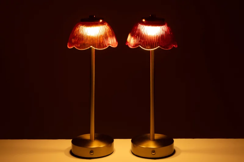 tafel lamp bloem