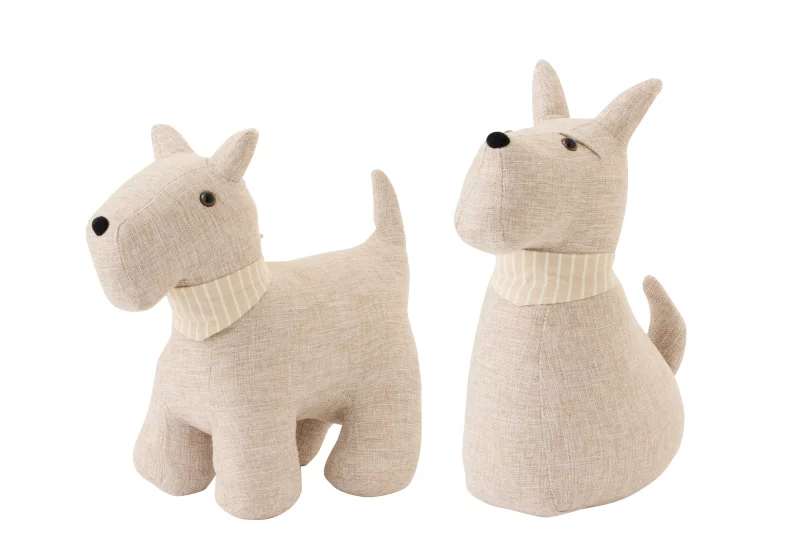 Deurstopper Hond Beige in Delft