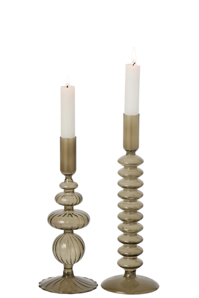 Glazen kandelaar Olive in Delft en online