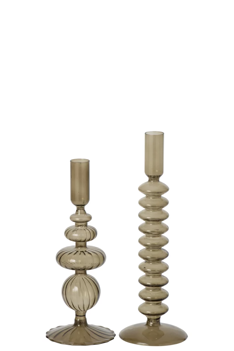 Glazen kandelaar Olive in Delft en online