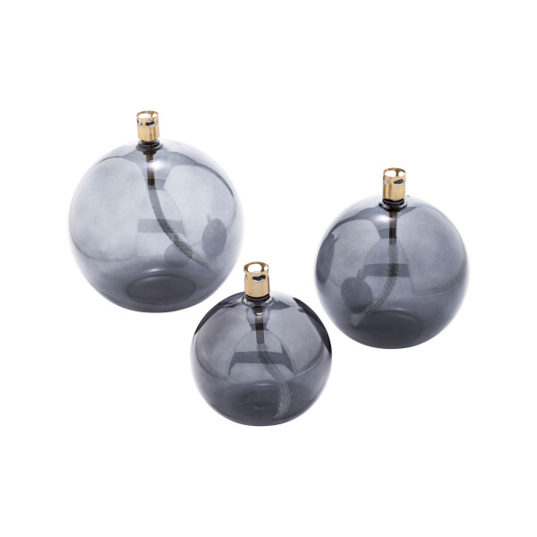 Peri Living Round paraffinelamp smoked – S, M en L verkrijgbaar in Delft bij de Zijden Boutique op de Molslaan 12