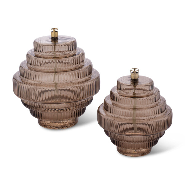Peri Living Twin paraffinelamp champagne – M en L verkijgbaar in Delft bij de Zijden Boutique